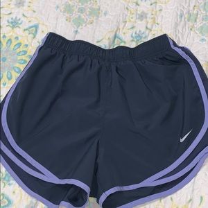 Gray/Purple Nike Shorts, Medium